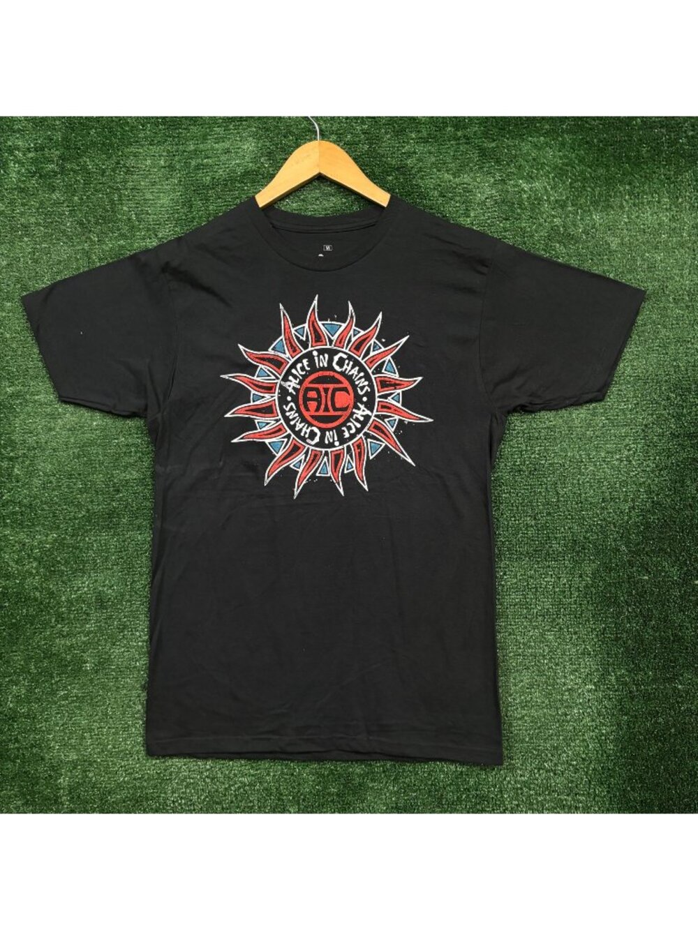 Alice In Chains Sun Logo Rock Band T-Shirt Size Medium